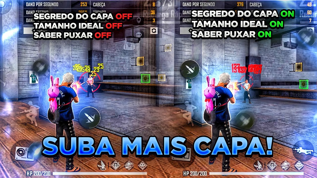 PARE DE DAR PEITO! 2 SEGREDOS DO CAPA! TAMANHO PERFEITO DO BOTÃO DE ATIRAR e 3 FORMAS DE COMO ACHAR!