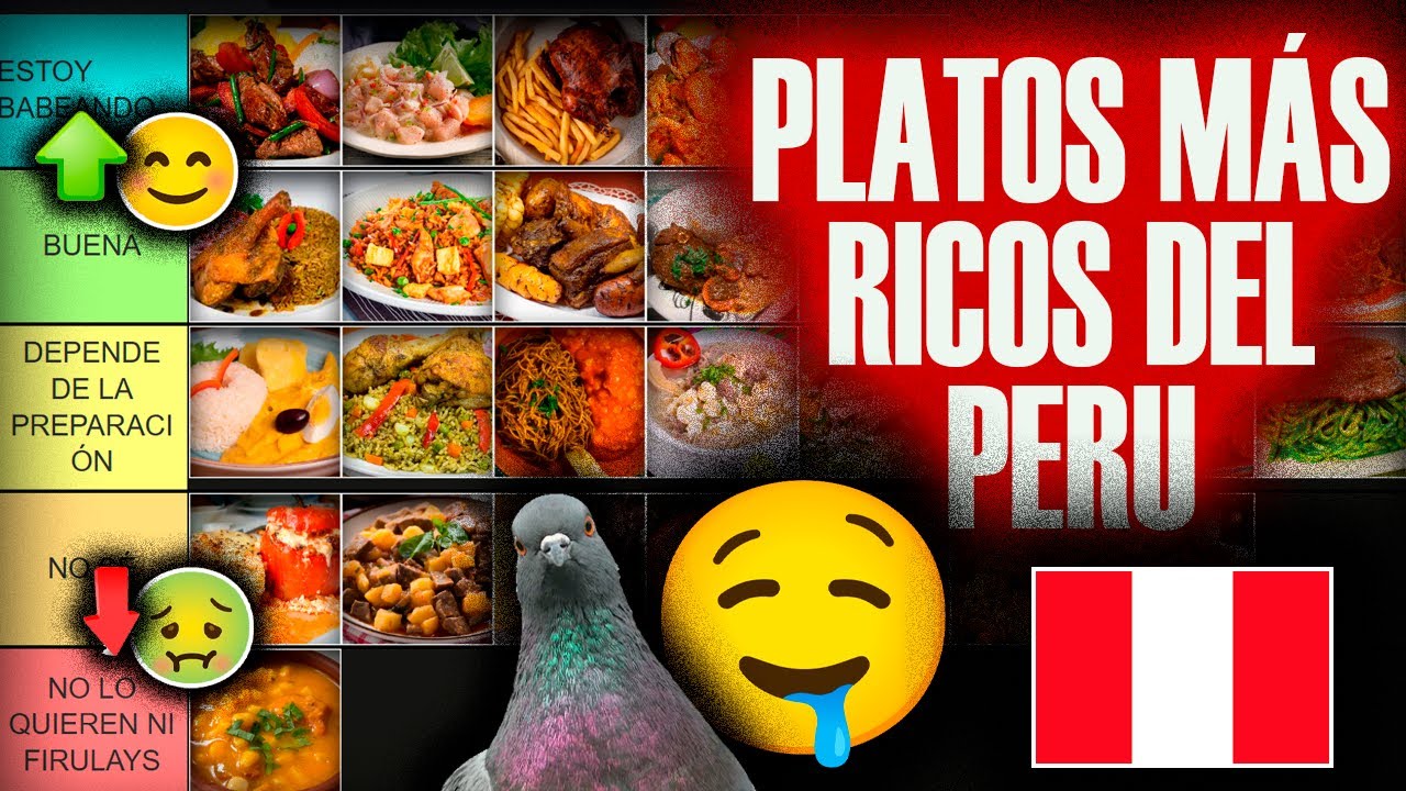 Tienes que COMER estos PLATOS en PERÚ! | ¿Qué comidas evitar? | Tierlist gastronomía peruana