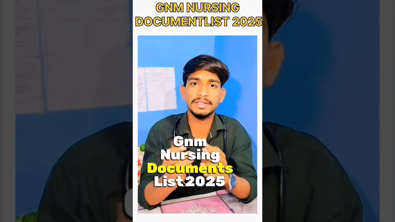 GNM DOCUMENT LIST 2025 RAJASTHAN GNM  ALLOTMENT LETTER 2024 RAJ GNM ALLOTMENT LETTER 2024