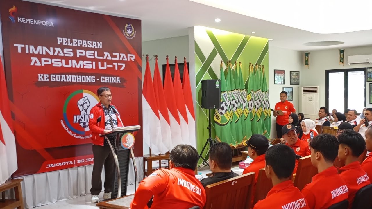 Pelepasan TIMNAS APSUMSI ke Internasional Cup di CHINA 