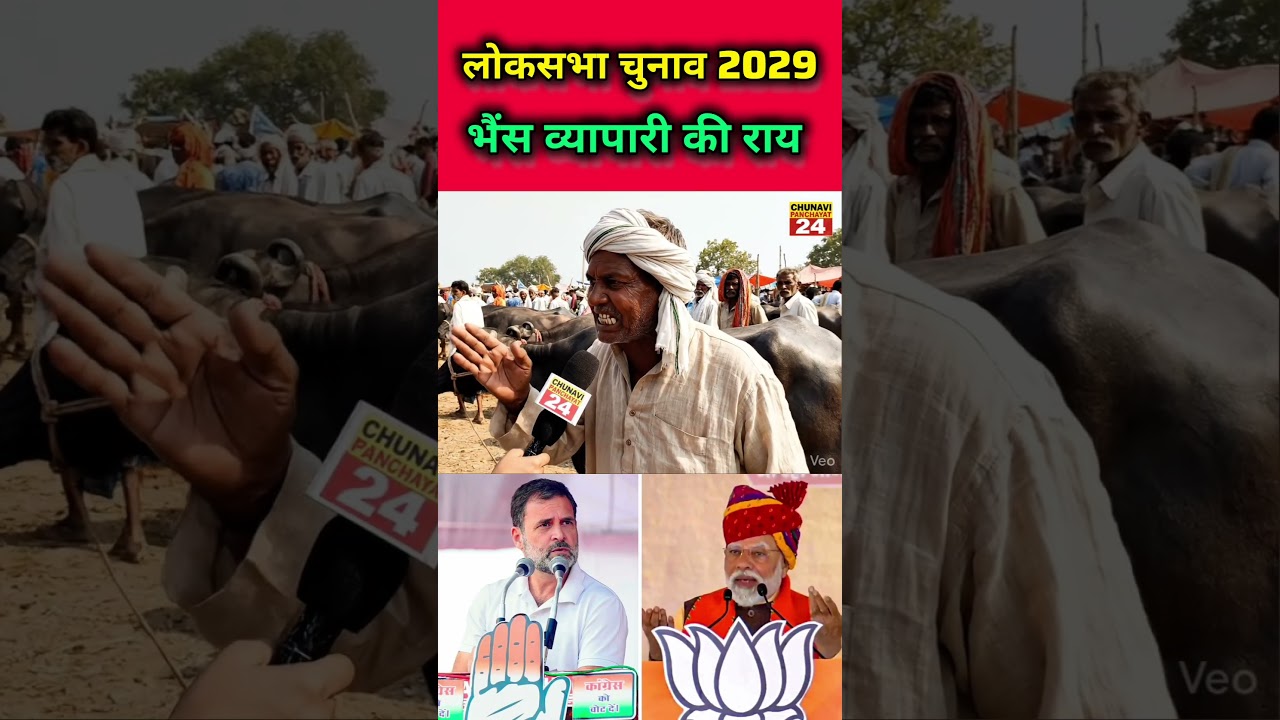 लोकसभा चुनाव 2029 भैंस व्यापारी की राय #publicopinion #akhileshyadav #congress #rahulgandhi #sapa