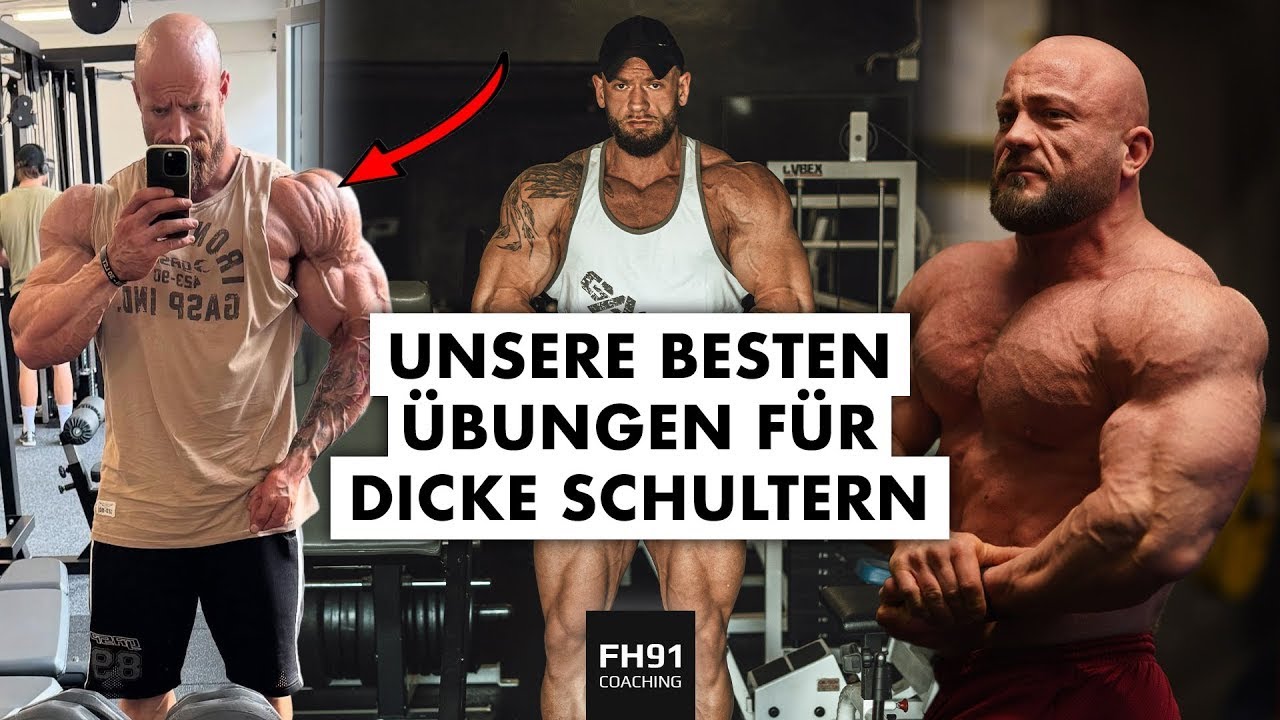 Du braucht DICKE SCHULTERN? Wir helfen dir mit unseren besten Übungen 🦾