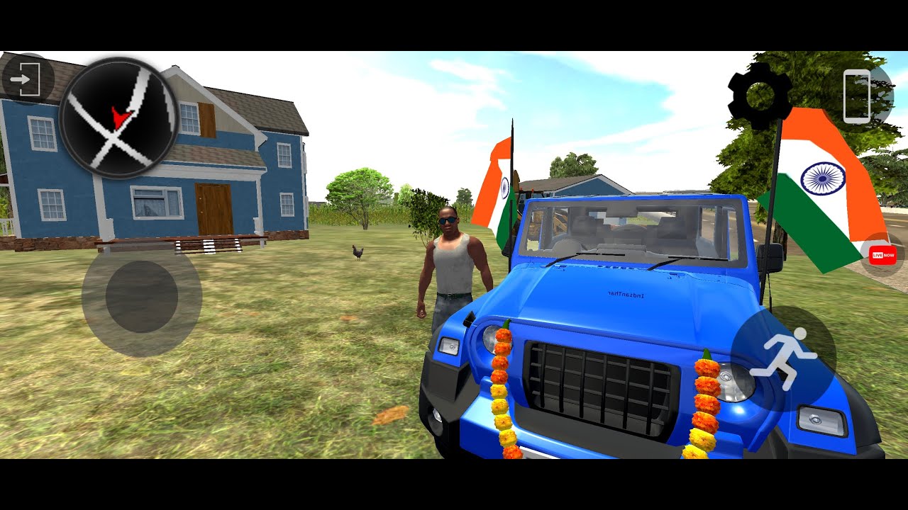 Blue Thar Offroad Challenge | Indian Thar Driving Game 🚙🔥 #3667