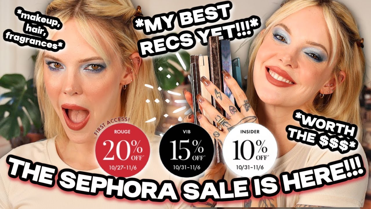 MY SEPHORA SALE RECOMMENDATIONS | what is worth the money at the VIB Fall savings event
