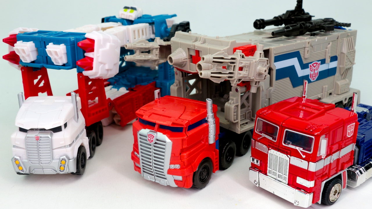 Transformers Titans Return PowerMaster Optimus Prime Ultra Magnus G1 Convoy Vehicle Robot Car Toys