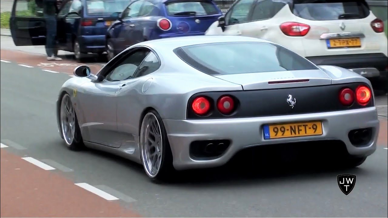 LOUD Ferrari 360 Modena w/ Forgeline Wheels! Acceleration Sounds!