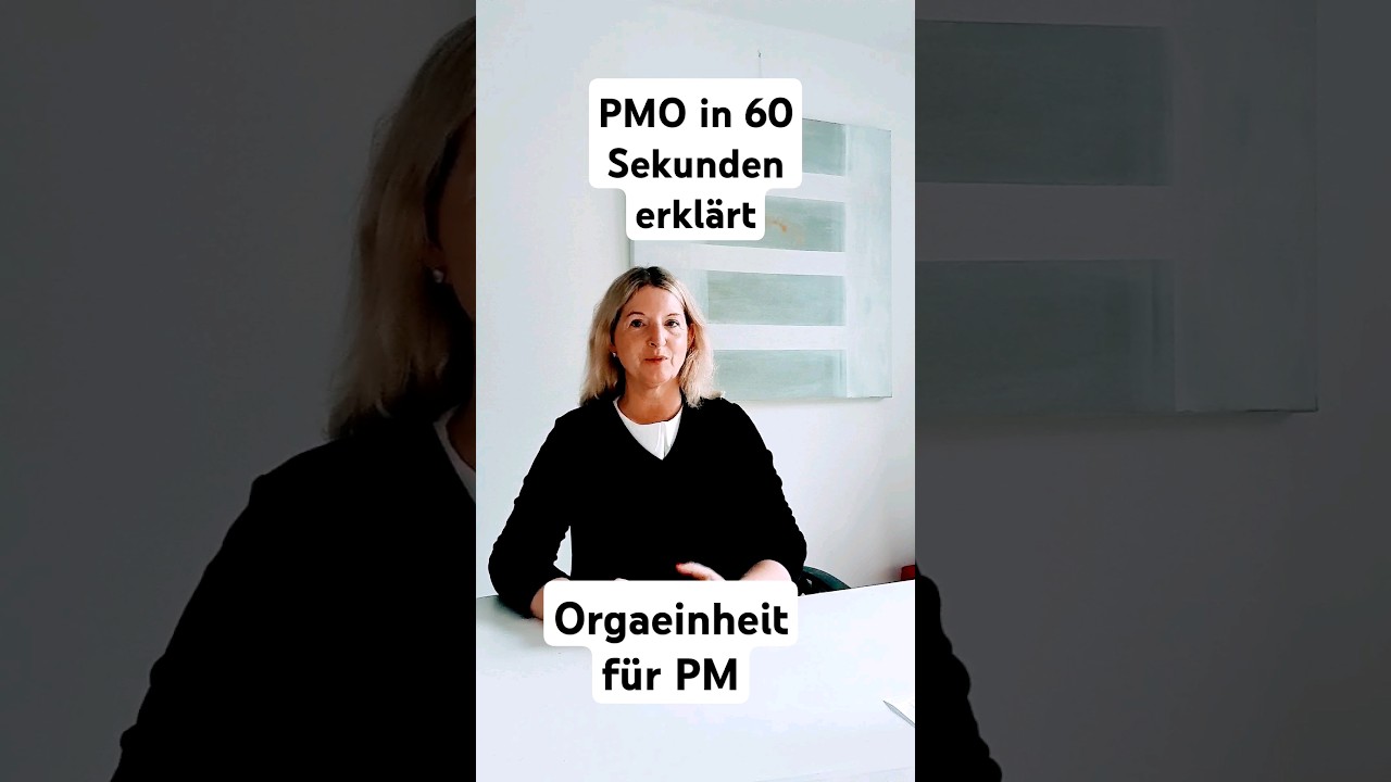 PMO in 60 Sekunden erkl&auml;rt Tag 37 von 100 Tage Projektmanagement