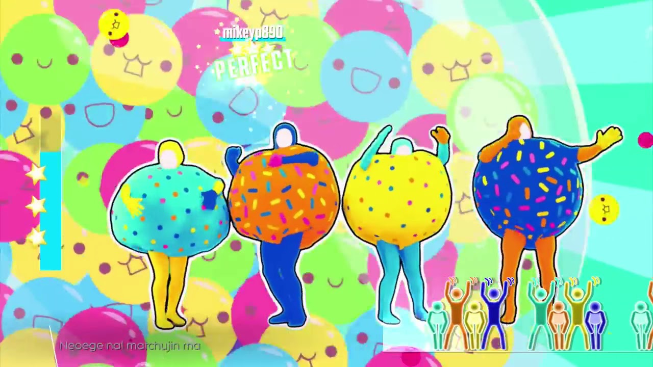 Just Dance 2018 Bubble Pop Bubble Gum Version 5 Stars Megastar Nintendo switch