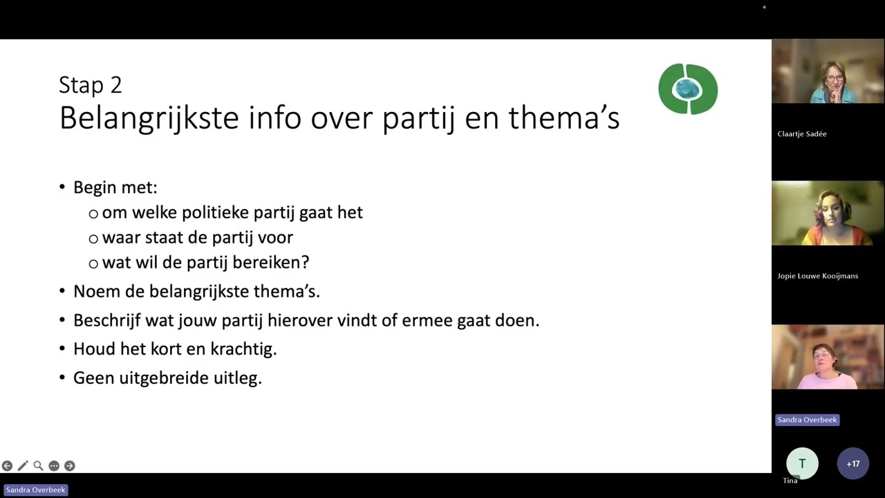 KiesToegankelijk.nl - Webinar verkiezingsinformatie in begrijpelijke taal