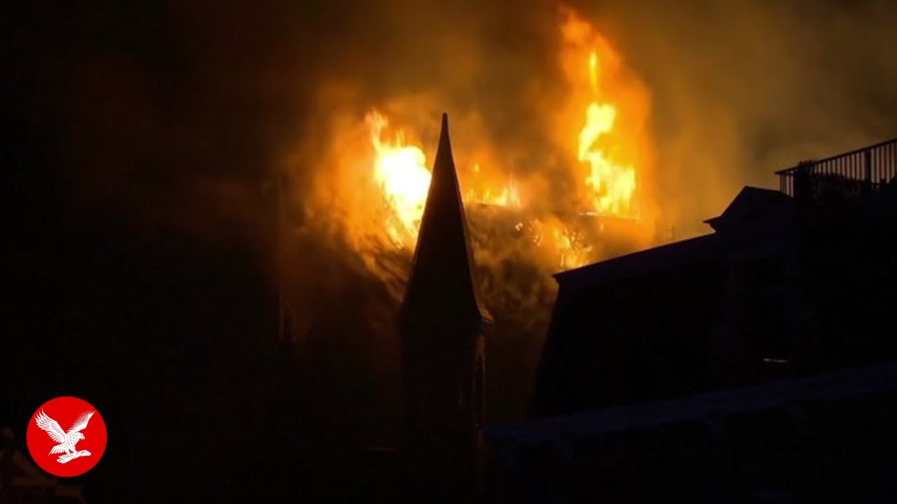 Huge fire tears through iconic 154-year-old Amsterdam church