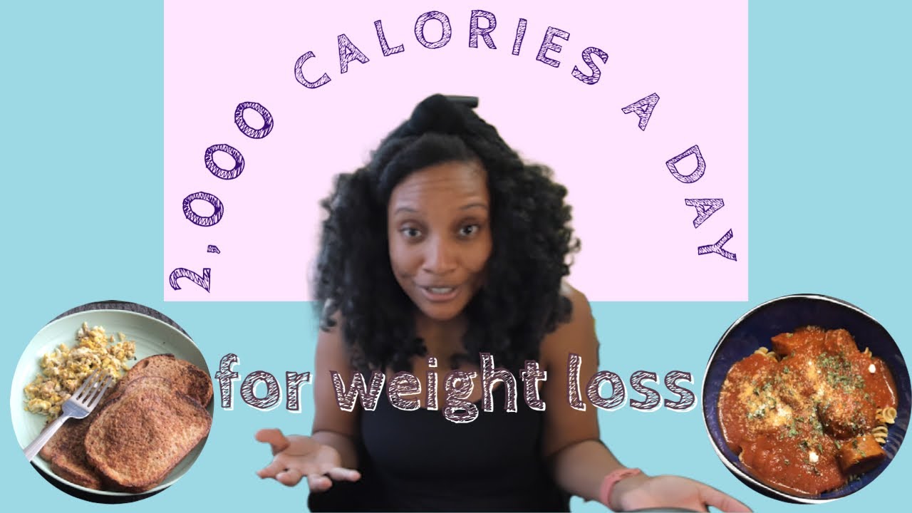 2000 calories a day | Eating whatever I want and losing weight | Counting calories for weight loss
