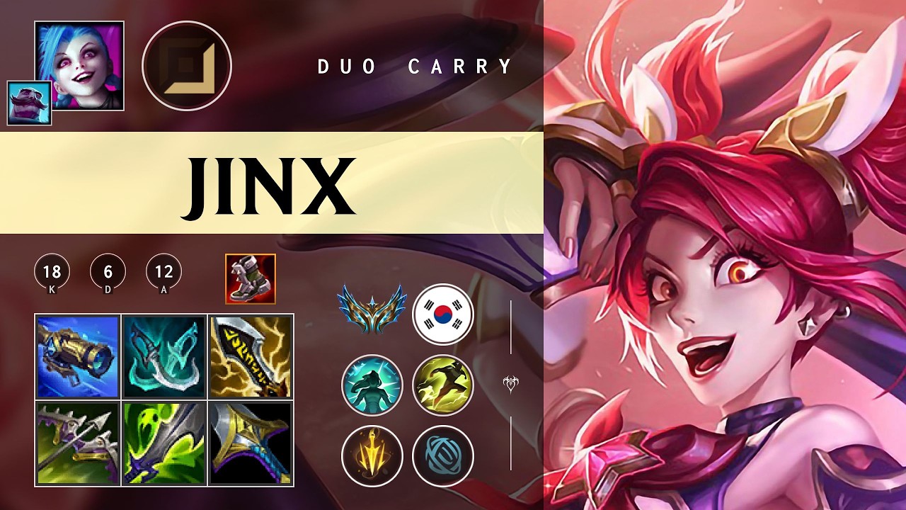 Jinx ADC vs Miss Fortune - KR Challenger Patch 26.04