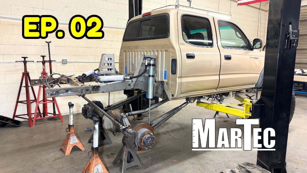 First Gen Tacoma Trailing arm Kit! Designing our rear suspension.