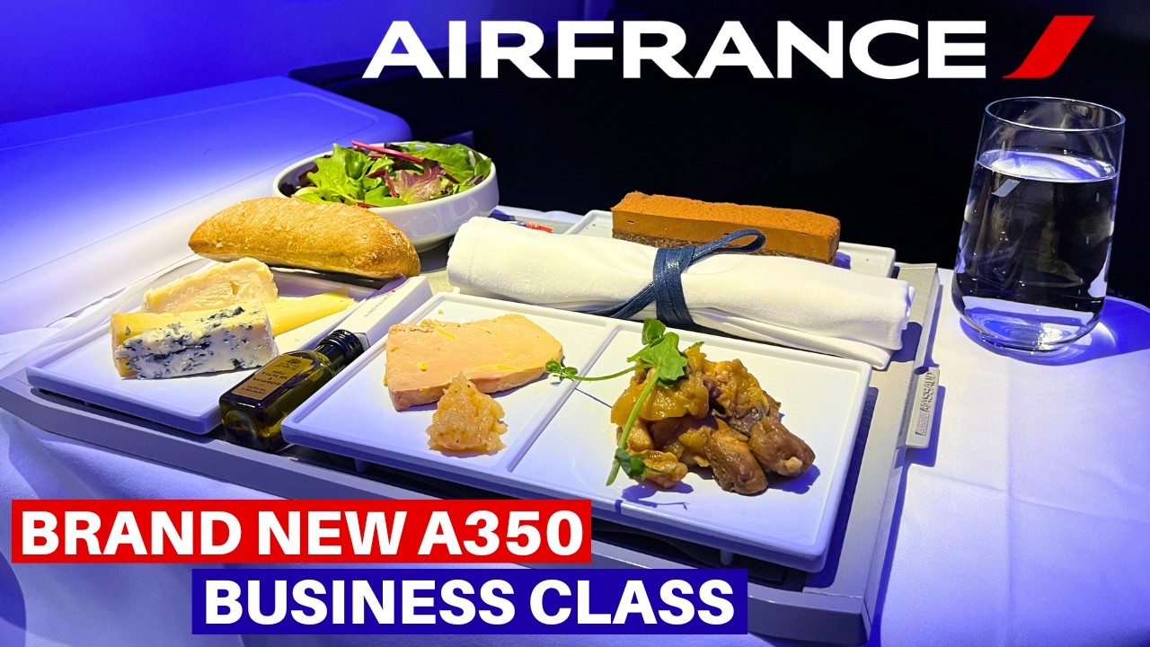 AIR FRANCE Brand New AIRBUS A350 (Business Class) | Paris - Hong Kong | Flight Review