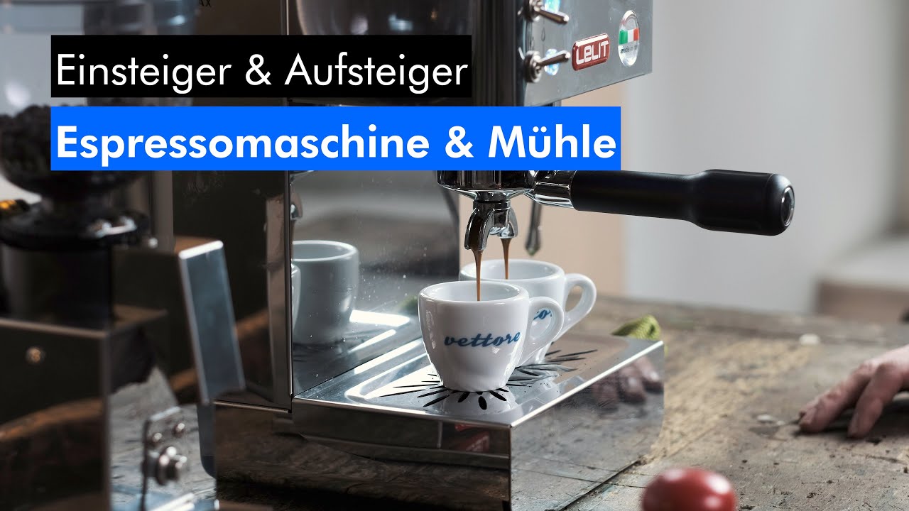 Die BESTE Einsteiger Espressomaschine & M&uuml;hle - Lelit Anna (PL041LEM) und Lelit Fred (PL043MMI)