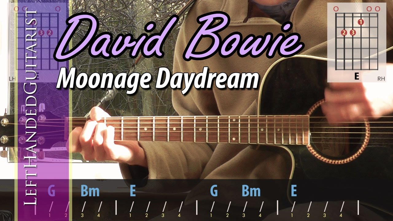 David Bowie - Moonage Daydream | acoustic guitar lesson