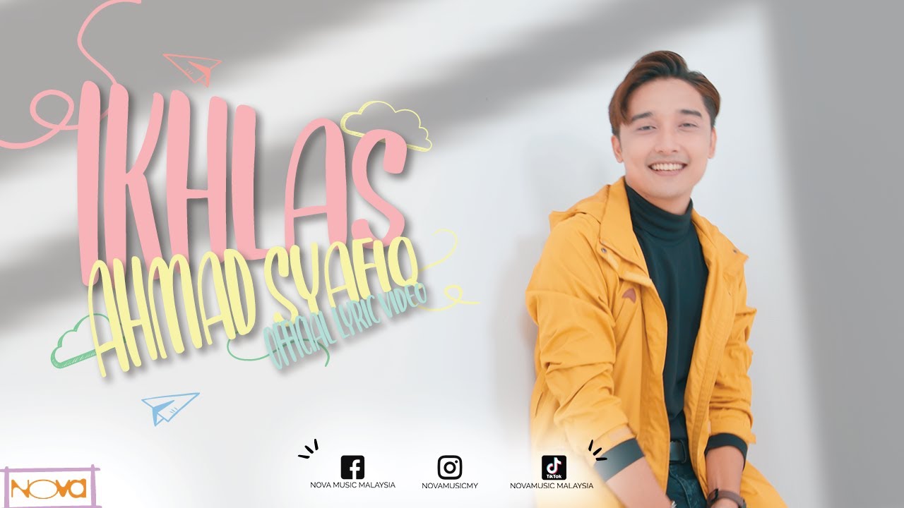 Ikhlas - Ahmad Syafiq | Official Lyric Video