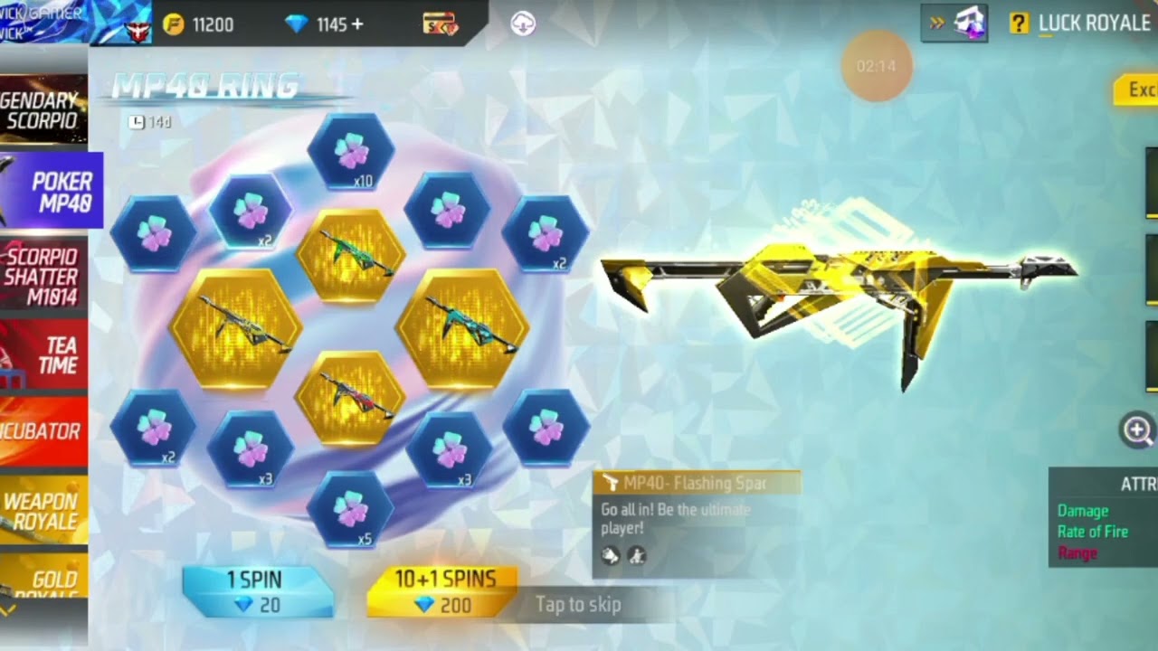 POKER MP40 RETURN RING EVENT 🤩 || FF NEW EVENT 🤪 || MP40 RING EVENT 💥
