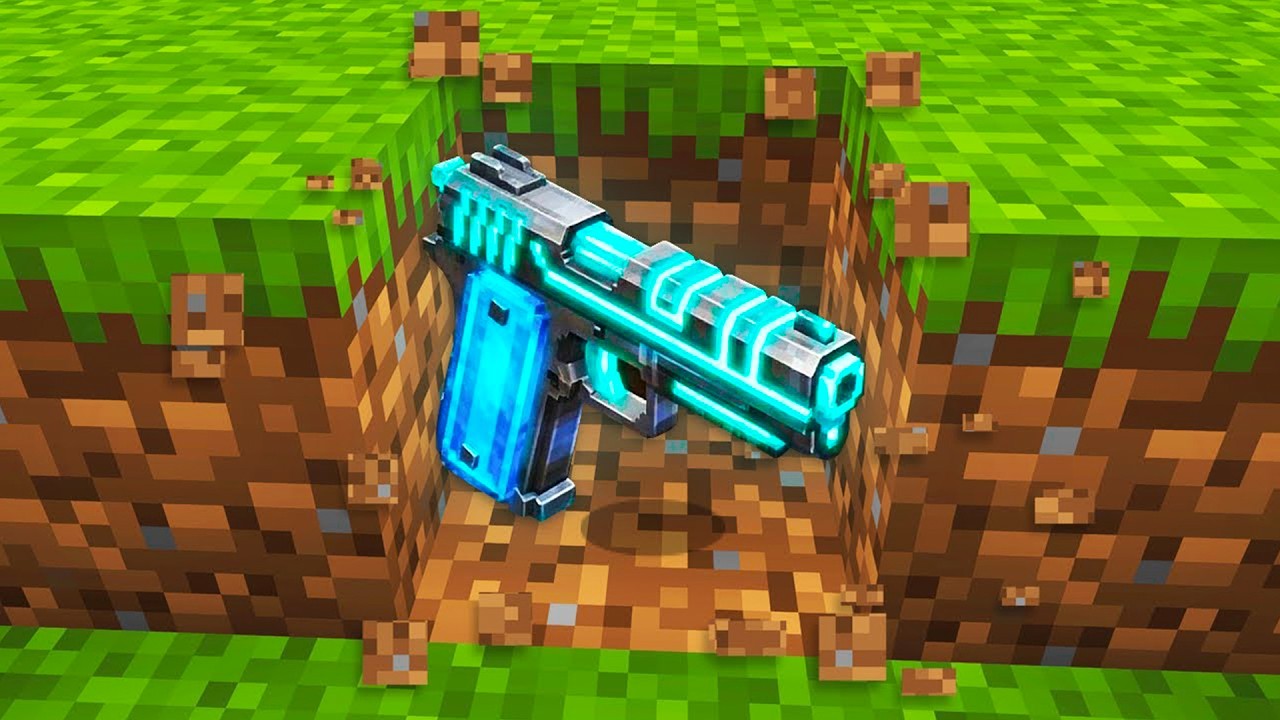Minecraft ama HER BLOK KIRDIĞIMIZDA SÜPER SİLAHLAR DÜŞÜYOR!
