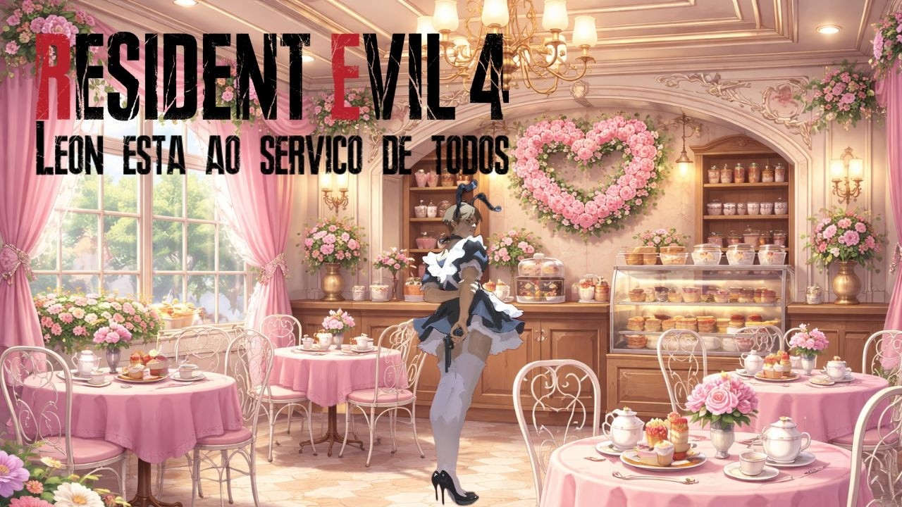 🔴 AO VIVO LEON ESTA AO SEUS SERVIÇOS JOGANDO COM LEON MOD MAID RE4 REMAKE COLA AE