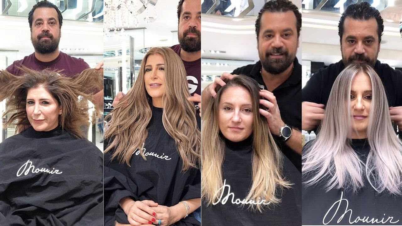 Mounir Hair Color Transformation Videos | Mounir Hair Cutting and Color Tutorial Videos 2020