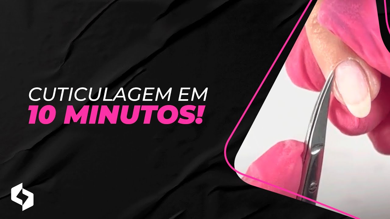 Como remover cutícula com brocas e tesoura