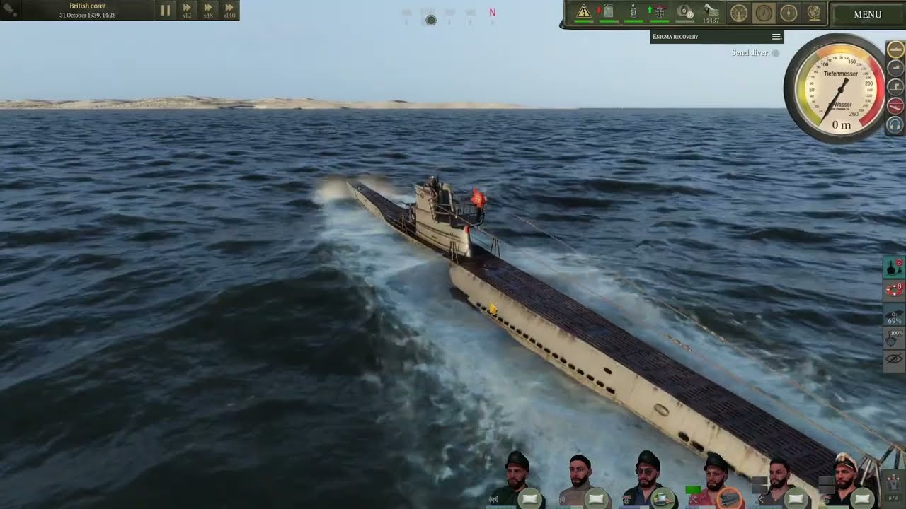 Die Glückliche Zeit - trying things out in UBOAT