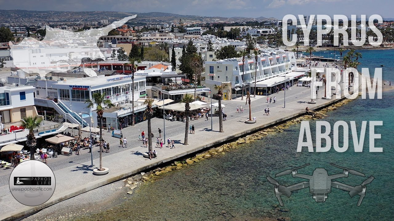 Paphos Seafront From Above - Cyprus May 2023