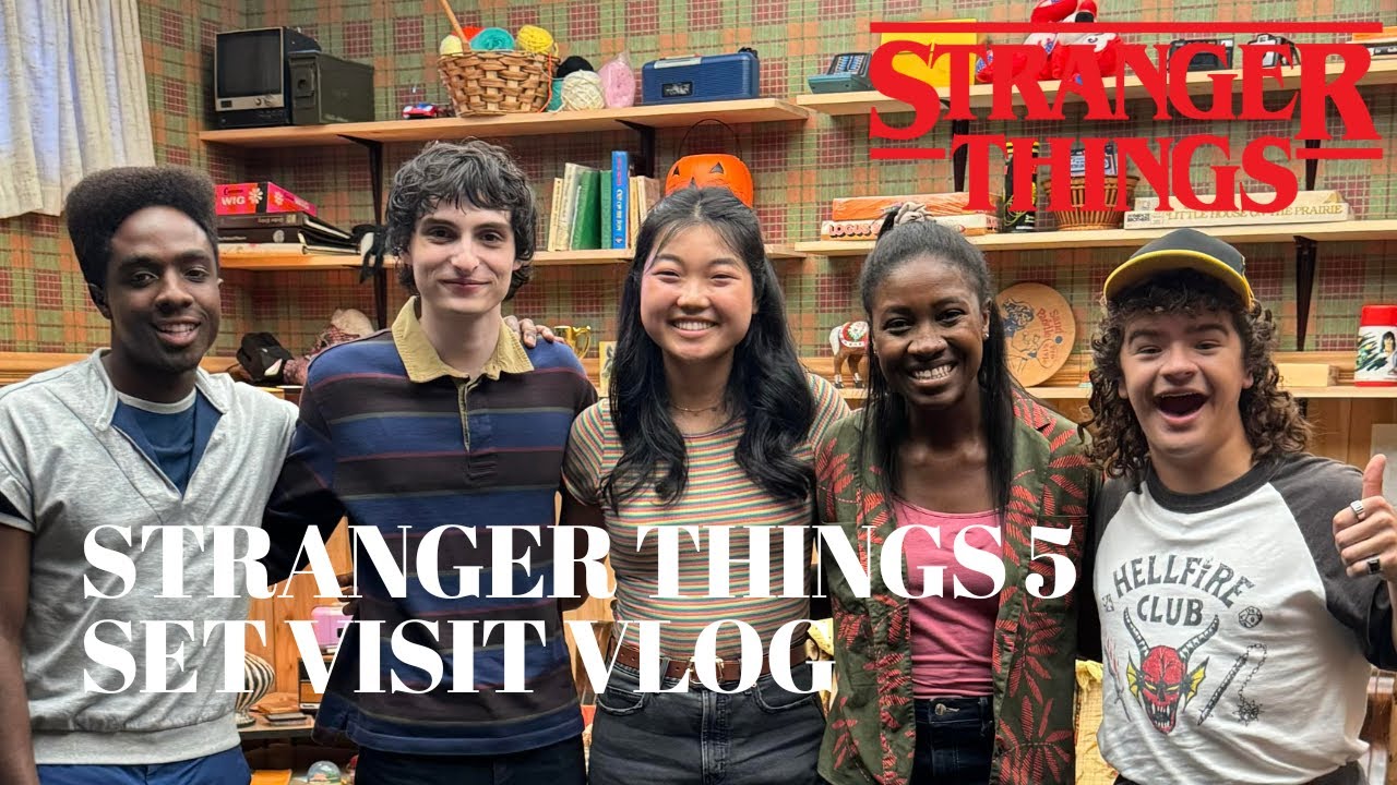 VISITING THE SET OF STRANGER THINGS 5: VLOG