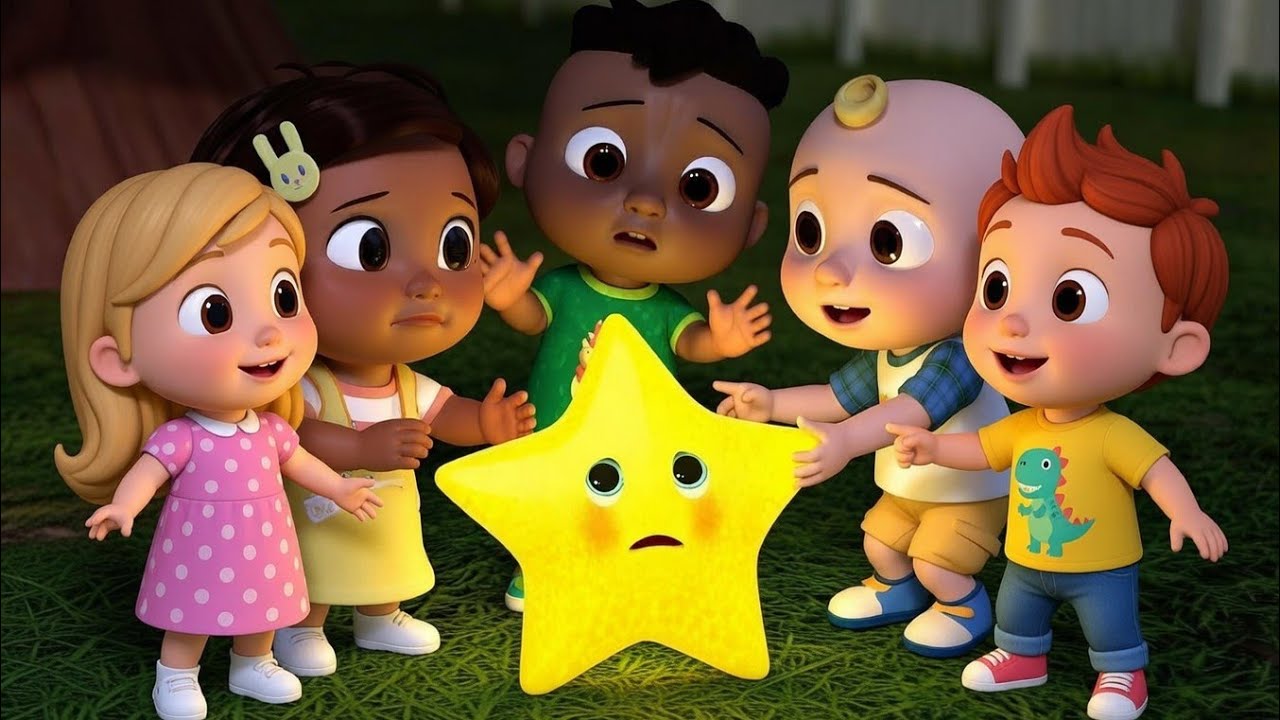 Twinkle Twinkle Little Star 🌟 |  Poem & Nursery Rhyme Song for Kids  (HD)