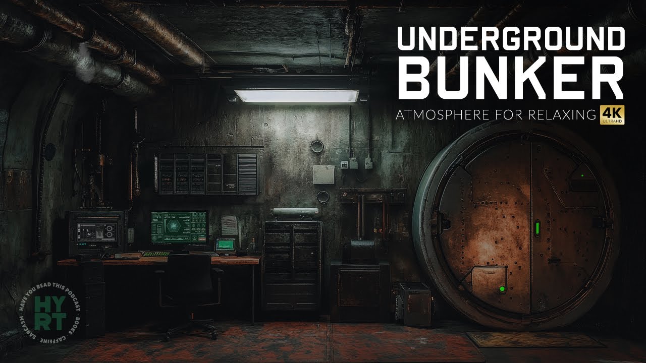 Radio Chatter From Underground Bunker. Sci-Fi Ambience for Sleep, Study, Relaxing