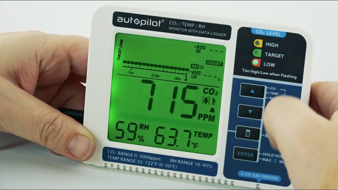 Autopilot APCEM2 Desktop CO2 Monitor