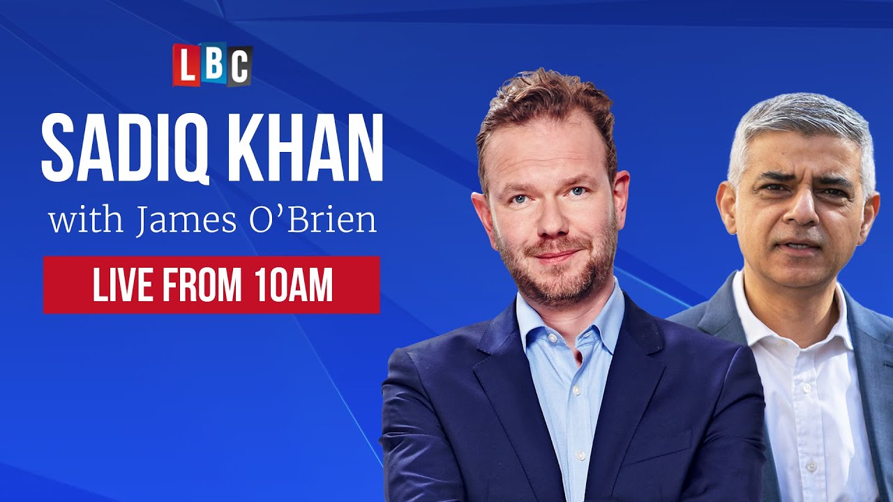 Speak to Sadiq: The Mayor of London answered your questions on LBC | Watch again