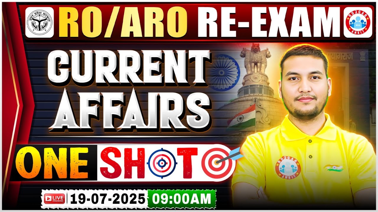 UPPSC RO ARO Current Affairs One Shot | Current Affairs One Shot RO ARO Re Exam | By Loveneesh Sir