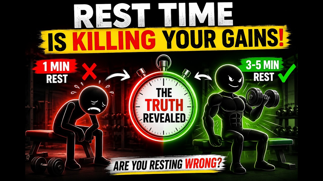 1 Minute vs 3 Minutes: The Best Rest Time for Muscle Growth