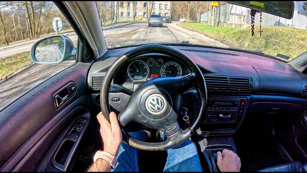 2003 Volkswagen Passat B5 (1.9 TDI 130hp)  | POV Test Drive #2386 Joe Black