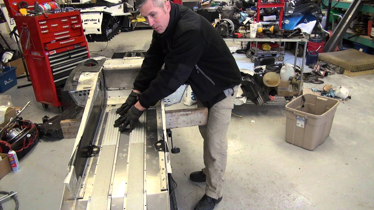 Ski-doo REV mod 700 build series Ep #11 U cooler bend and install!  PowerModz!