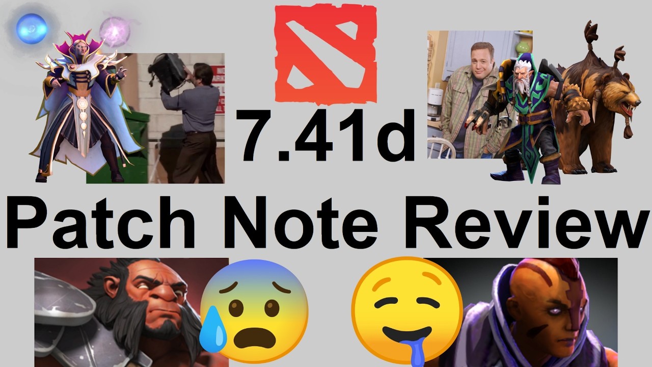 Dota 2 7.41d Patch Note Review