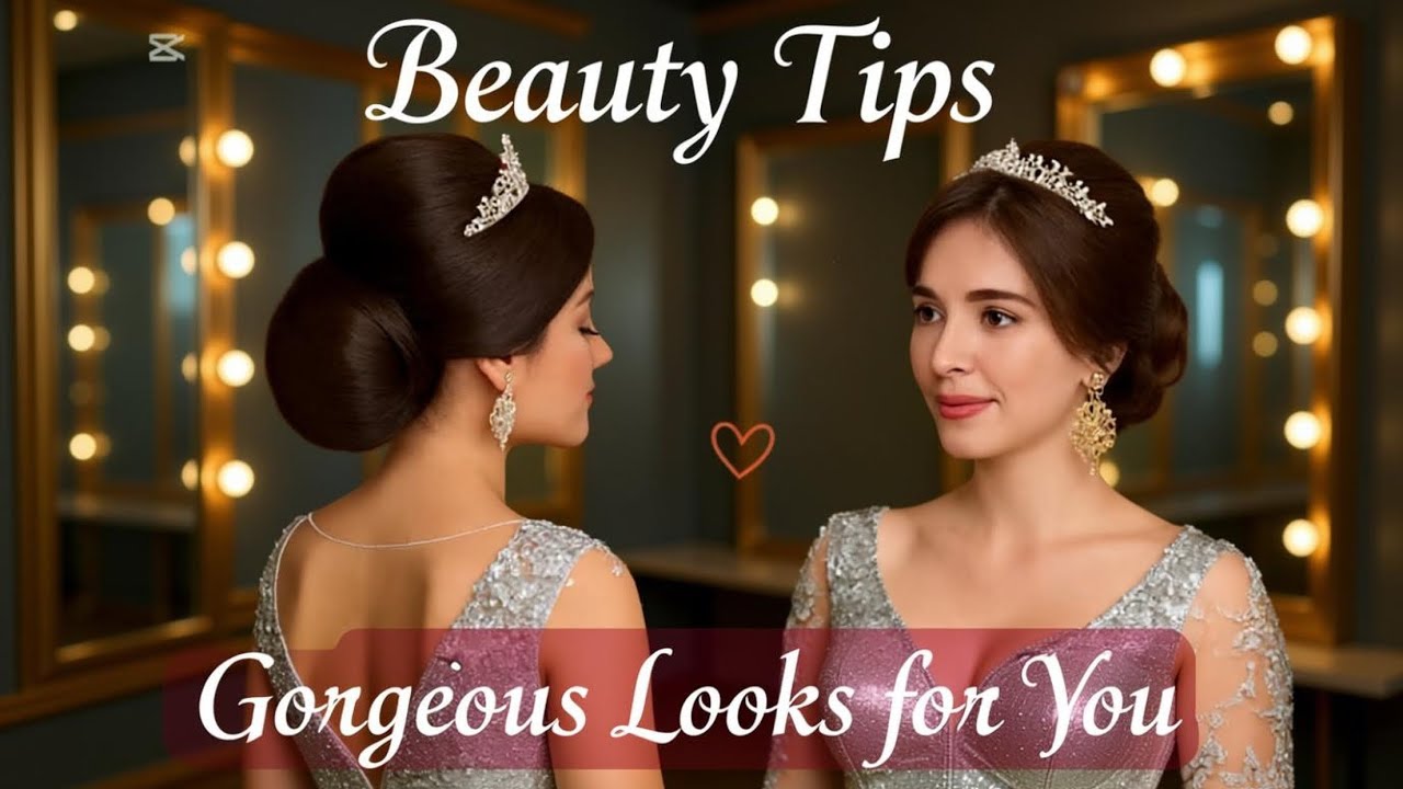 وداعاً للصالون‼️تسريحة سهرة فاخرة بنفسك✨Easy |Elegant Updo for Any Occasion - Gorgeous Hair Tutorial