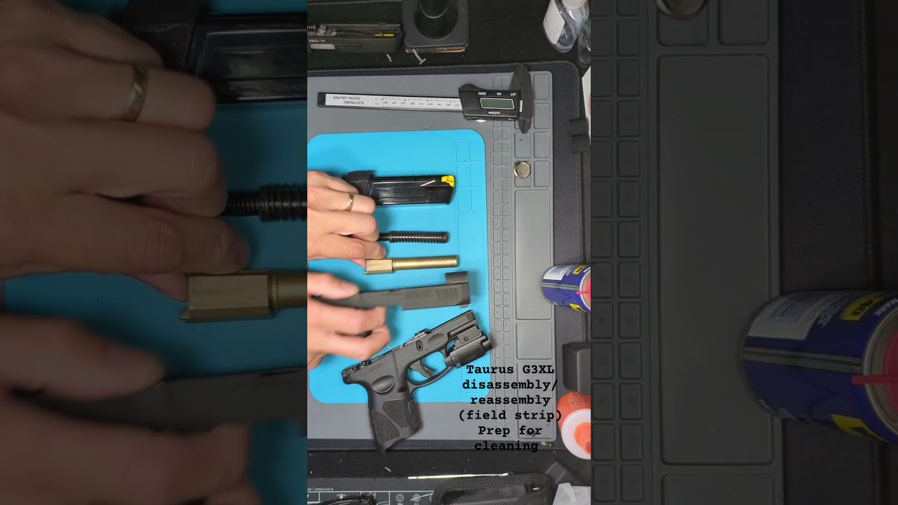 Taurus G3XL disassembly/reassembly (field strip) Prep for cleaning #9mm #taurus #G3XL #toro