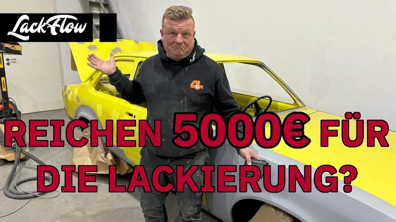 Wir lackieren eine Opel Kadett C Limousine