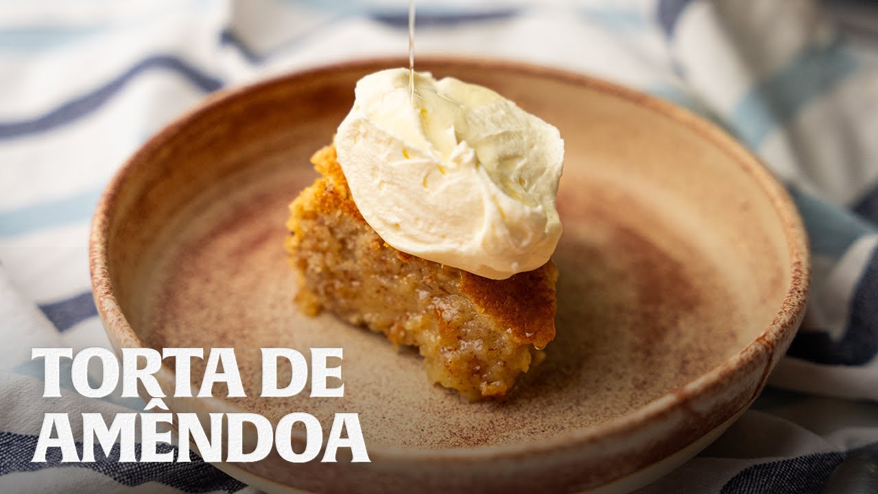 TORTA DE AMÊNDOAS COM LIMONCELLO MUITO CREMOSA