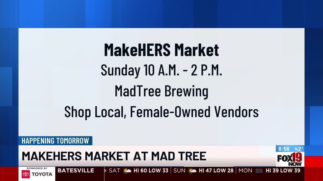MakeHers Market at MadTree happening March 1