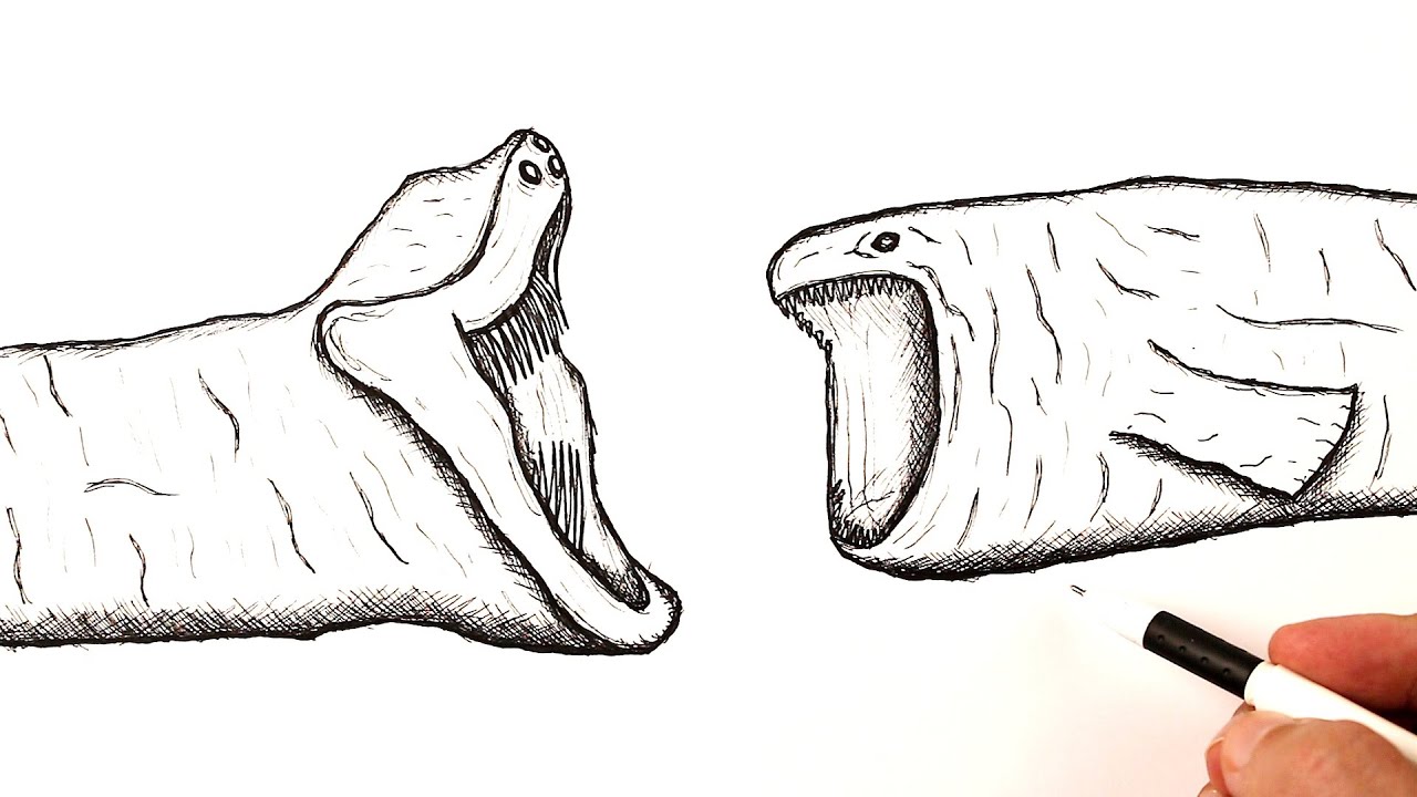 How to draw a El Gran Maja attacking Bloop