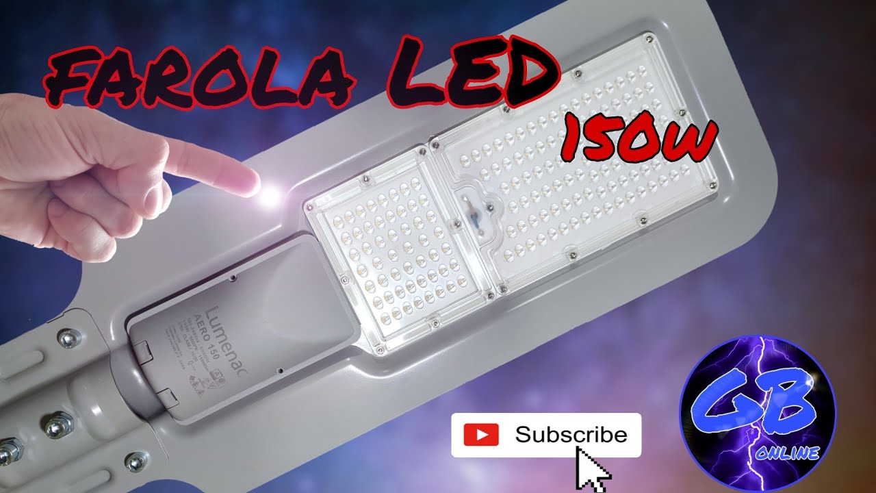 Review farola led de 150w - alumbrado publico - GB online
