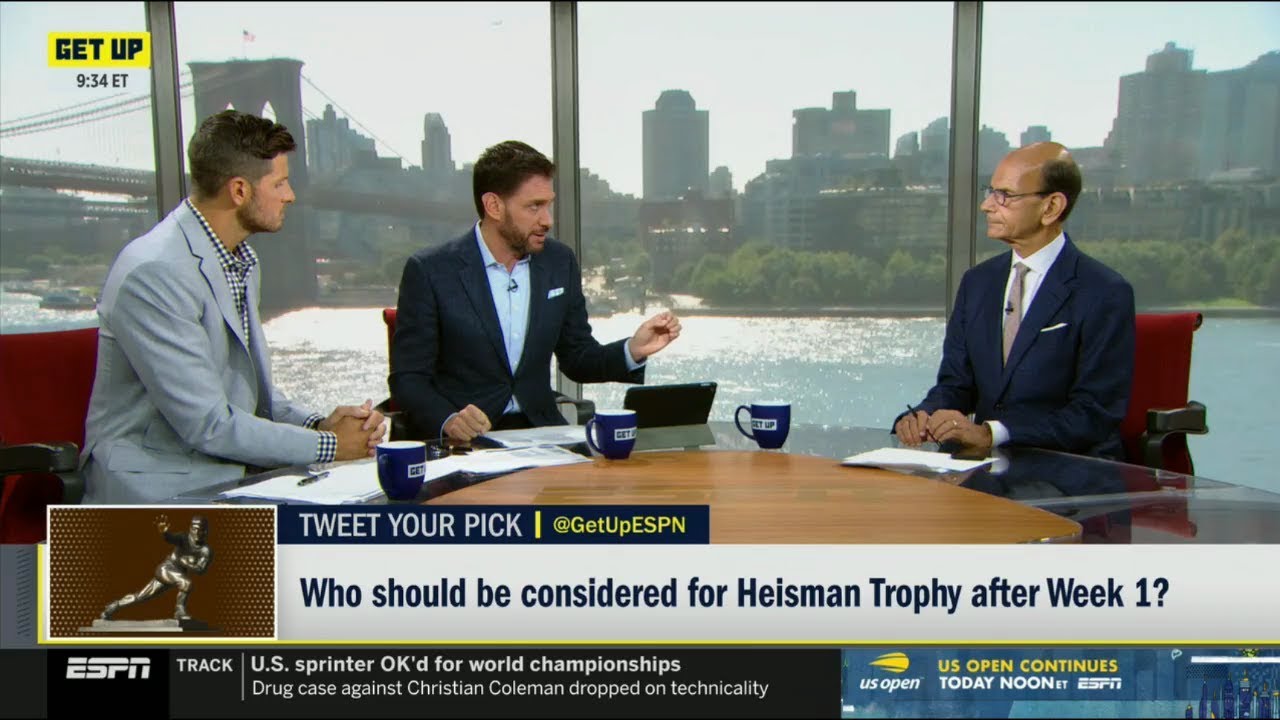 ESPN GET UP | Who should be considered for Heisman Trophy after Week 1?