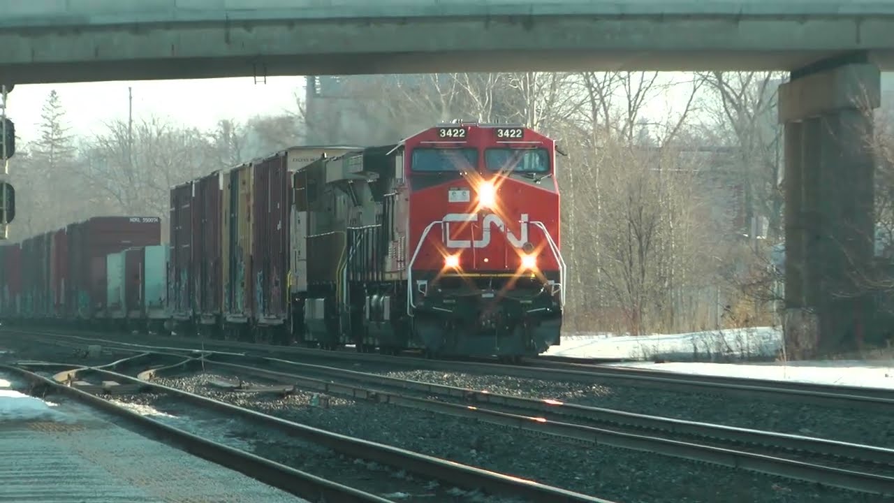 CN Train 321 Westbound March 4, 2026