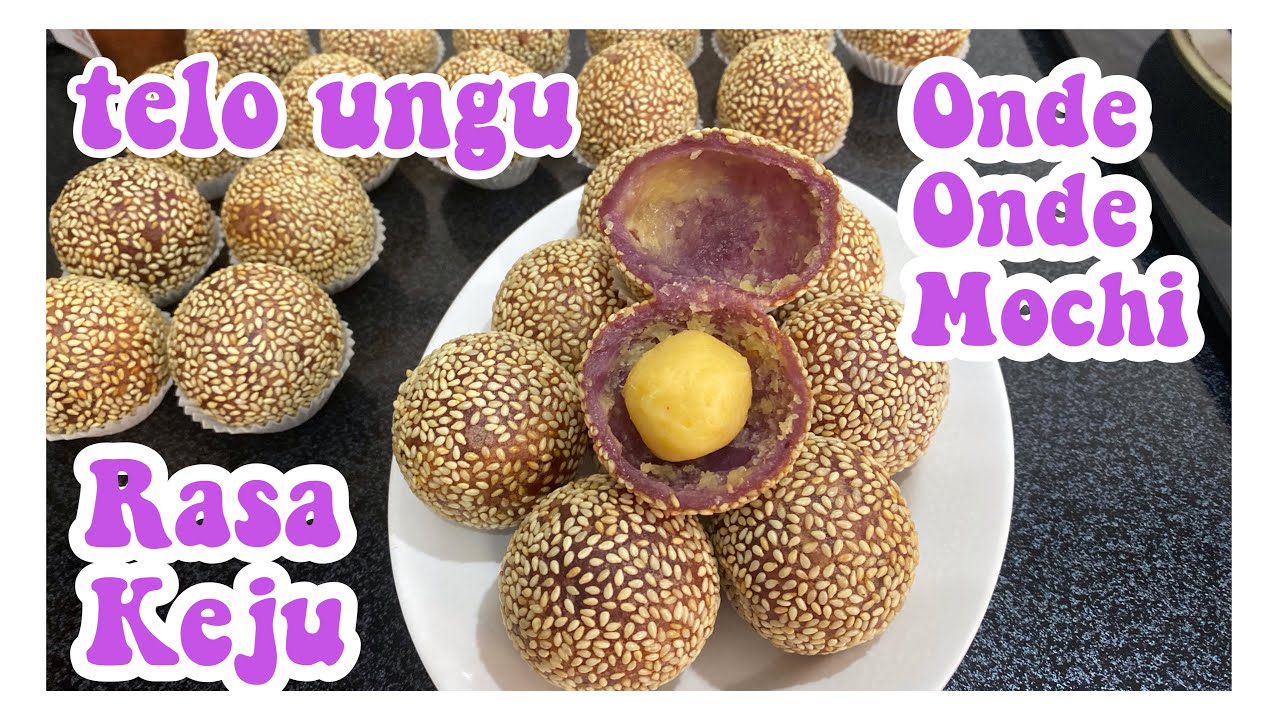 Onde Onde Mochi Rasa Keju Telo Ungu #part1