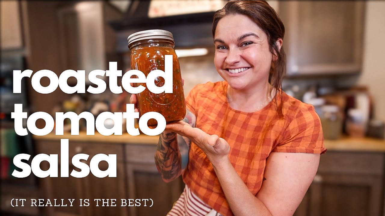 Roasted Tomato Salsa | the BEST fresh salsa recipe