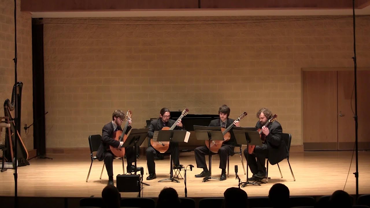 Guitar Ensemble: Brouwer: Paisaje Cubano Con Rumba